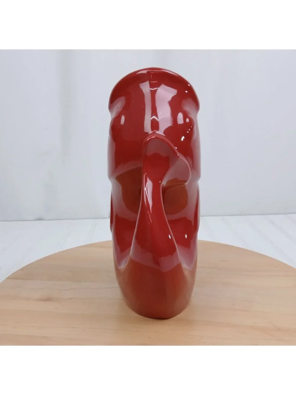 Red GurglePot Fish Pitcher Vase Large 9.5